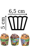 Safari Temalı & Cupcake Kalıbı & Kek Kapsülü & 25'li Kek Kalıbı