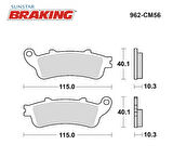 SİNTERLİ ARKA FREN BALATASI / HONDA / GOLD WING GL / F6B / 1800cc / ARKA  / 2001-2002-2003-2004-2005-2006-2007-2008-2009-2010-2011-2012-2013-2014-2015-2016-2017