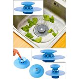 2 Kademeli Lavabo Tıkacı Silikon Lavabo Gider Tıpası