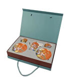 Mikasa Moor Garden Turuncu 2'li Duble Kahve Seti ve Demlik 200CC P362.378844