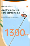 2 in 1 - 3 Renk Işıklı ve Kumandalı Masa Üstü Tripod Olabilen Telefon Tutuculu Selfie Çubuğu Yüksekliği Ayarlanabilir 130 cm K8