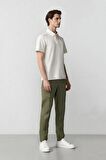 DeFacto Jogger Gabardin Pantolon Beli Lastikli Kargo Cepli Lastikli Paça E1037AX24WNGN425