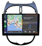 Peugeot 206 Android Multimedya Sistemi (2006-2011) for-x 6/128