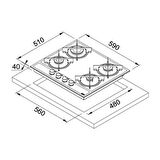 Franke Siyah Ankastre Set (FPJ 615 V BK/SS - FHNG 604 BK - FSL 86 H BK)