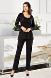 Dantel Detaylı Pijama Takımı Siyah 8R6.O1.Z5.EL.T