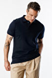  Erkek Çekmeyen Pamuklu Kumaş Regular Fit Standart Kesim Polo Yaka Tişört POLOYAKA-T-SHIRT1