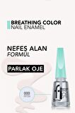 Flormar Nefes Alabilen Son Kat Tırnak Cilası- Breathing Color Nail Enamel -000 Top Coat- 4251903325516