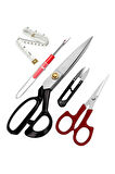 Çelik Profesyonel Kumaş Kesim Makası Set 10 No 25cm