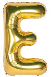 Folyo E Harfi Balon 100 Cm Gold Altın Büyük Boy 40inc Folyo Balon