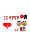 Mickey Mouse 8 Kişilik Doğum Günü Parti Seti Mickey Mouse Parti Malzemeleri Konsepti
