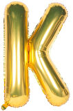 Folyo K Harfi Balon 100 Cm Gold Altın Büyük Boy 40inc Folyo Balon