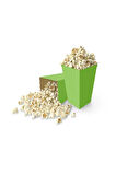 Mısır Kutusu Cips Kutusu 8 Adet Yeşil Popcorn Kutusu Karton Popcorn Cup Parti Doğum Günü