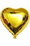 Gold Kalp Folyo Balon 45 Cm 4 Adet