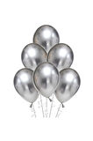 Metalik Gümüş Balon 30 Adet 12 İnc Lateks Balon