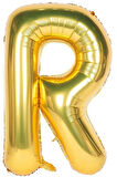 Folyo R Harfi Balon 100 Cm Gold Altın Büyük Boy 40inc Folyo Balon