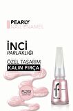 Flormar Sedefli Parlak Oje (PEMBE) - Pearly Nail Enamel - Pl202 Satiny Pink - 8682536035439