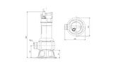 Grundfos Unilift AP35B.50.08.A1V Dalgıç Atık Su Drenaj Pompası