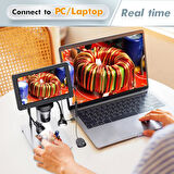 DM9 7 ''HDMI DİJİTAL MİKROSKOP 1200X IPS EKRANLI LEHİMLEME MİKROSKOBU