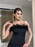 Yıldızlar Yeni Sezon Kadın Şık Gece Elbise Abiye 5121