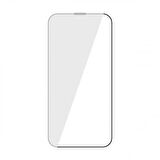 Baseus Full Koruma Darbe Emici 2 Adet İphone 14 Plus Ekran Koruyucu Esnek Cam Parmak İzi Bırakmaz 