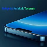 Baseus Full Koruma Darbe Emici 2 Adet İphone 14 Plus Ekran Koruyucu Esnek Cam Parmak İzi Bırakmaz 
