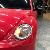 Vw New Beetle 2011-2019 Batman Yarasa Ayna Kapağı Piano Black ABS Plastik