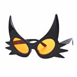 Siyah Renk Bıyık Tasarımlı Kedi Gözlüğü