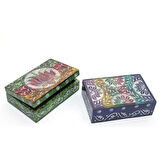 Obsidian Taşı Kutu Model 2