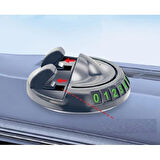 360° Dönebilen Yapışkanlı Numaratörlü Araç Telefon Tutucu