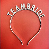 Gümüş Renk Team Bride Taç – Gelin ve Nedime Tacı