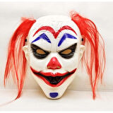 Kızıl Saçlı Joker Palyaço Maskesi