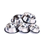 Paslanmaz Çelik Metal Mama Kabı 34 cm.