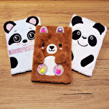 Panda Tasarımlı Peluş Defter