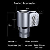 Araç İçi Isıtıcı Ve Soğutucu Bardak Tutucu