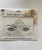 Face Gems Yüz Süsleme Taşı Vücut Kristali Model 14