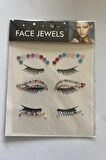 Face Gems Yüz Süsleme Taşı Vücut Kristali Model 23
