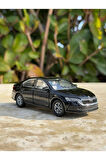 Skoda Octavia Koleksiyon Metal Araba 12cm Lüks Araba Siyah Oyuncak Araba Model Araba