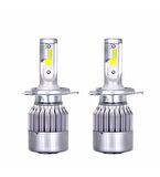 C6 Led Zenon H4 Led Xenon 48 Watt 10800lm 6000k Far Ampülü Led Işık BEYAZ