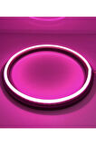 6*9 OVAL Neon led midrange kasnağı PEMBE (1 ÇİFT)