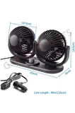 Araç Içi 360 Derece Dönebilen Mükemmel Soğutucu Vantilatör Kademeli Güç Özelliği