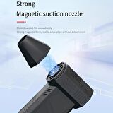 Mini Turbo Jet Fan, 130000 RPM Şarj Edilebilir Turbo Şiddetli Fan, Fırçasız Motor Jet Fan