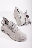 Erkek Sneaker Casual Rahat Bağcıklı Fileli Triko Spor Ayakkabı 2003-101-0003