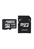 Everon 16 Gb Microsd-Hc U1 Class 10 Hafıza Kartı+Sd Adaptör