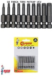 rico Matkap Uçları Torx Alyan Düz Yıldız 22 Parça 50 Mm Manyetik Mıknastıslı Orjinal Çelik