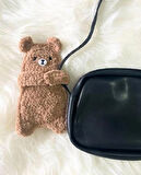 AYICIKLI KULAKLIK KILIFI+ ÇANTA SÜSÜ+ AİRPODS KILIFI  (EL ÖRGÜSÜDÜR)