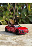 Audi RS e-tron GT Koleksiyon Metal Araba 12cm Lüks Araba Kırmızı Oyuncak Araba Model Araba