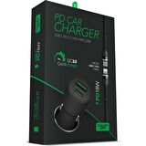 Powerway PD20W 3100 Amper Type-C To Lıghtıng Hızlı Şarj Araç Şarj Seti CC35