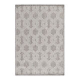 Modern Desenli Sisal Halı Gri Renk Salon Halısı Oturma Odası Halısı Yolluk Mutfak Halısı