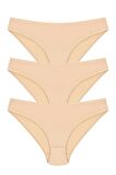 Bikini Model Külot 3'lü Paket %100 Pamuk