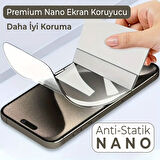 Casper Via M40 Uyumlu NANO Ön - Arka 360 Full Kaplama Hd Ekran Koruyucu Darbe Emici - MAXXPRO